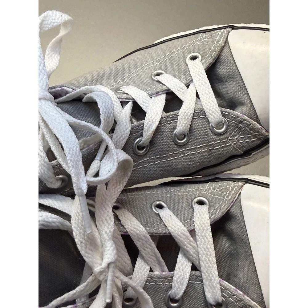 Converse Chuck Taylor All Star Low Top Grey Junior Shoes‎ 656869F Size 3